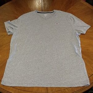 Nwt XXL Grey Hollister v neck